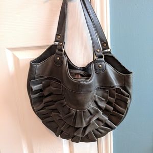Anthropologie Lucky Penny Leather Purse